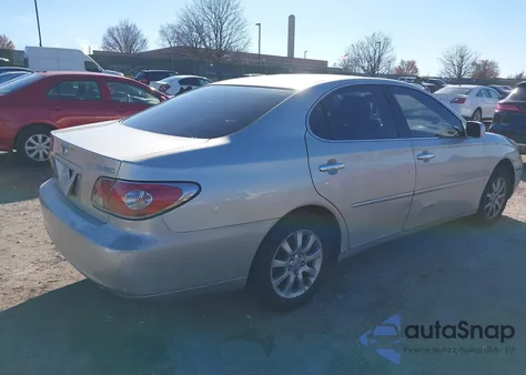 2004 Lexus Es 330 from USA, damaged, VIN JTHBA30G845030357